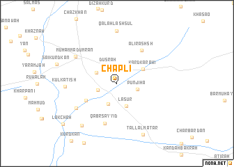 map of Chāplī