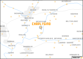 map of Chaplygino