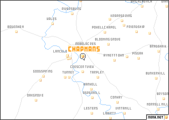 map of Chapmans