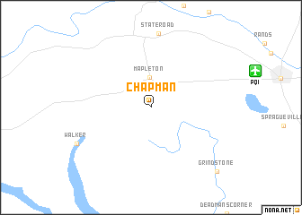 map of Chapman