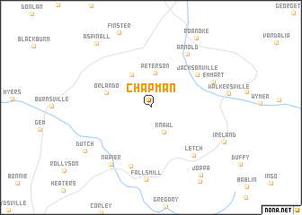 map of Chapman