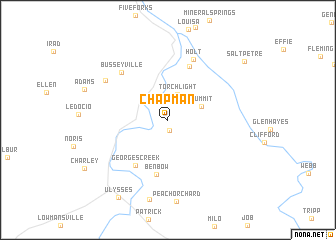 map of Chapman