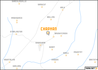 map of Chapman