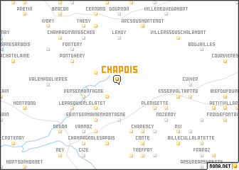 map of Chapois