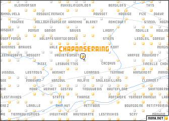 map of Chapon-Seraing
