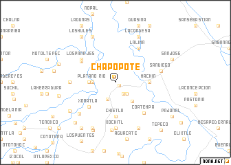 map of Chapopote