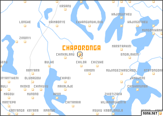 map of Chaporonga