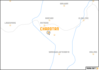 map of Chapotán