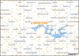 map of Chapoteau