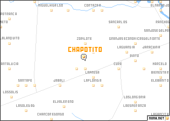 map of Chapotito