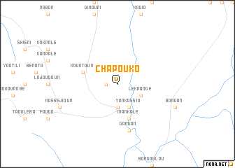 map of Chapouko