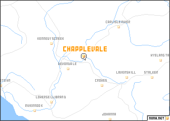 map of Chapple Vale