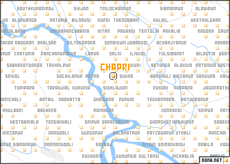 map of Chāpri