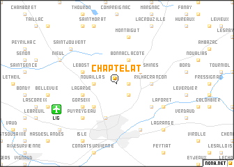 map of Chaptelat