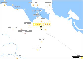 map of Chapucara