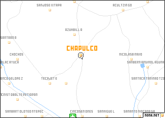 map of Chapulco