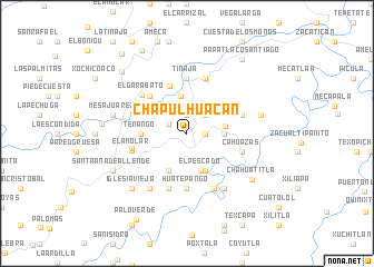 map of Chapulhuacán