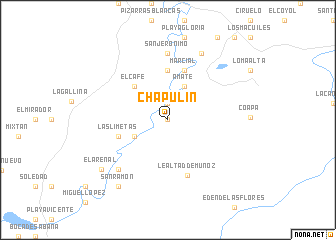 map of Chapulín