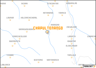 map of Chapultenango