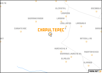 map of Chapultepec