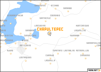 Chapultepec (Mexico) map - nona.net