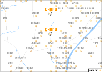 map of Chapu