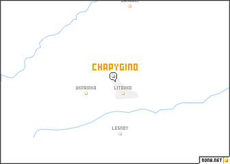 map of Chapygino