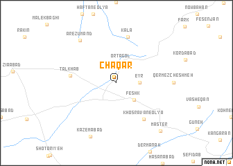 map of Chāqar