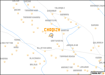 map of Chāqizh