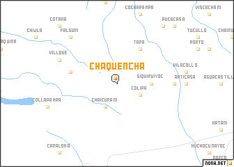 map of Chaquencha