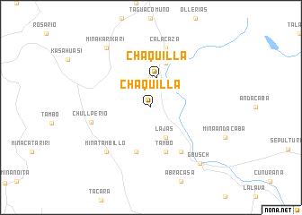 map of Chaquilla