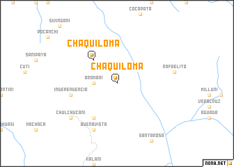 map of Chaquiloma