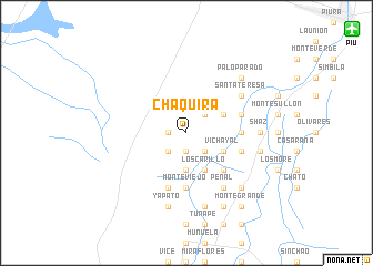 map of Chaquira