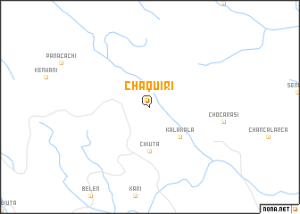 map of Chaquiri