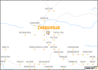 map of Chaquirojá