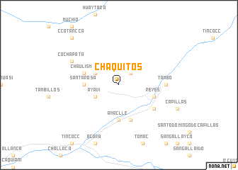 map of Chaquitos