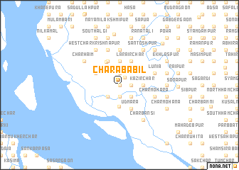 map of Char Ābābil