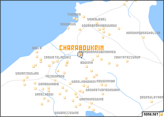 map of Chara Bou Krim