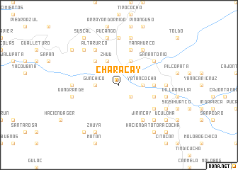 map of Characay