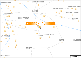 map of Charāghwāli Warhi