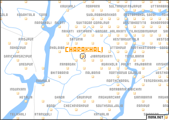 map of Chārakhāli