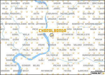 map of Chārāl Banda