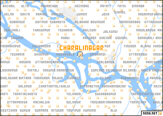 map of Char Ālinagar