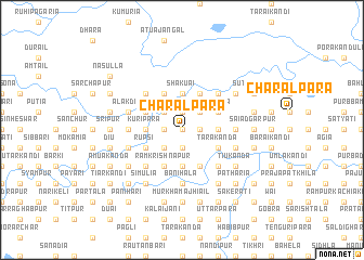 map of Chārālpāra