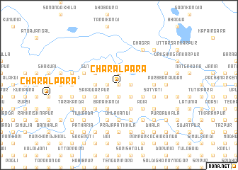 map of Chārālpāra