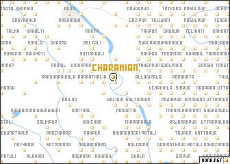 map of Char Āmiān