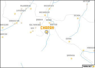 map of Charam