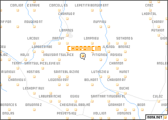 map of Charancin