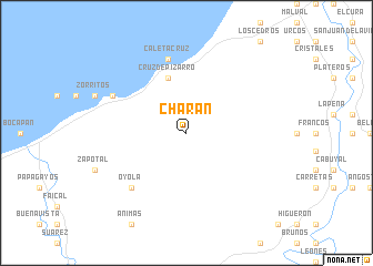 map of Charán