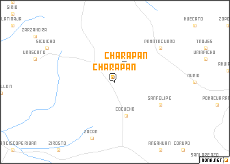 map of Charapán